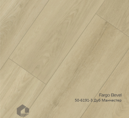 Кварцевый ламинат SPC Fargo Бевел / Bevel 50-6191-3 Дуб Манчестер