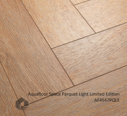 Кварцевый ламинат Aquafloor Космос Паркет легкий лимитированный выпуск / Space Parquet Light Limited Edition AF4547PQLE