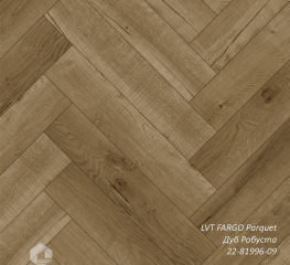 Кварц-виниловая плитка Fargo Паркет клеевой / Parquet LVT  22-81996-9 Дуб Робуста
