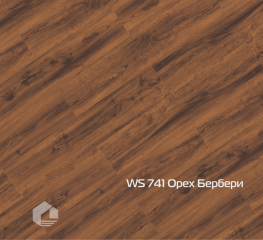 Кварцвиниловая плитка Refloor Домашняя плитка / Home tile WS 741 Орех Бербери